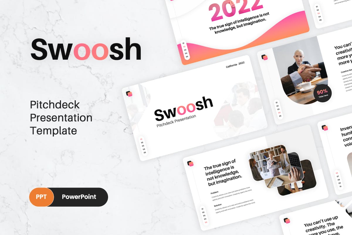 Swoosh – 演示文稿 PowerPoint 模板