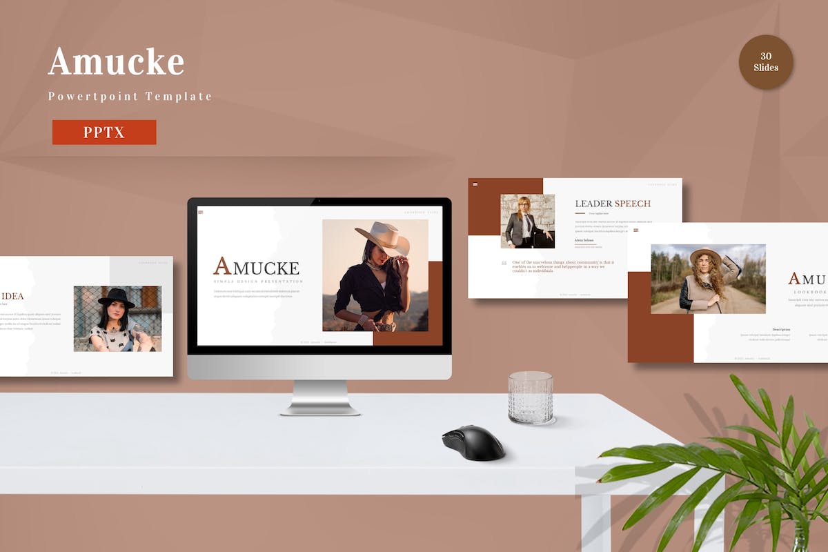 Amucke–Powerpoint模板