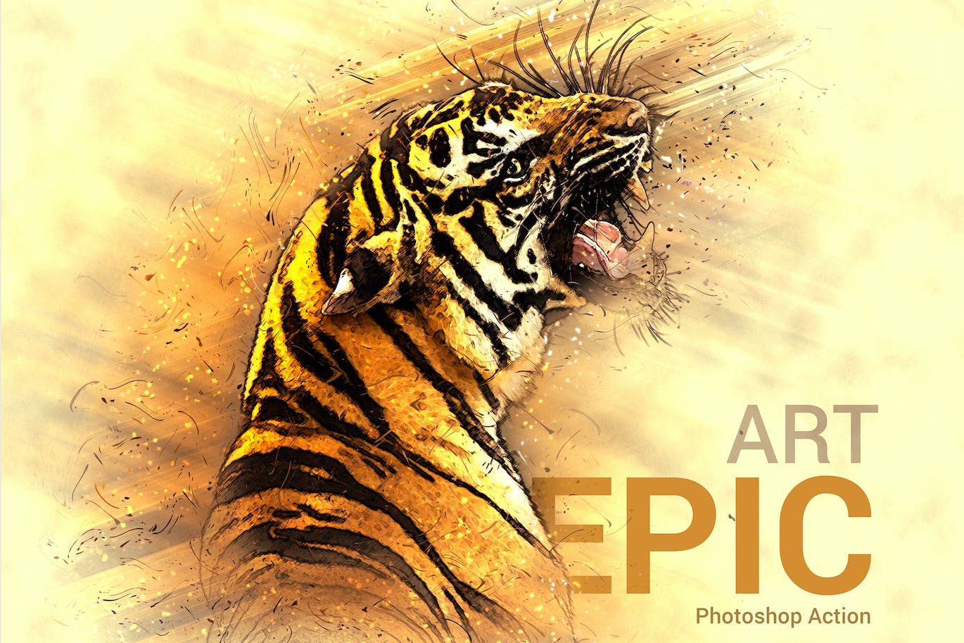 史诗艺术 Photoshop 动作 (ATN)