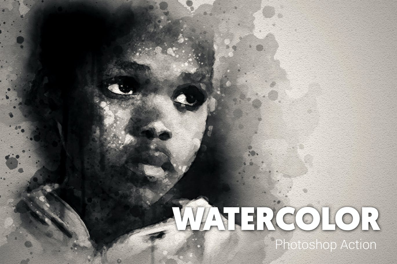 水彩艺术 Photoshop 动作 (ABR,ATN)