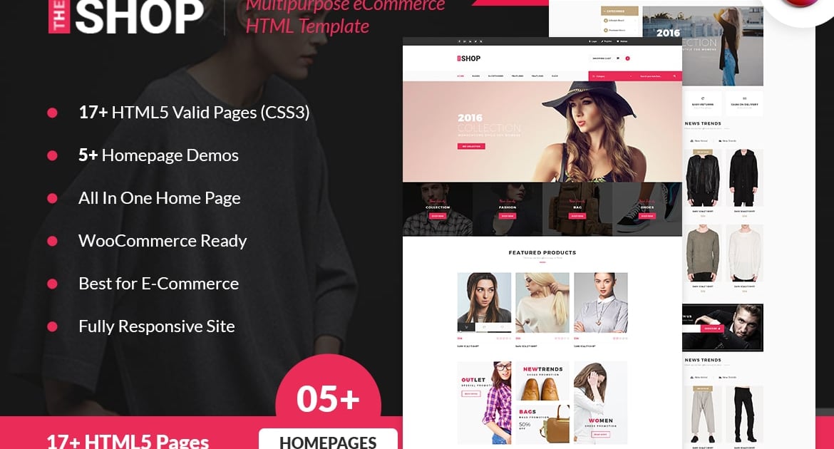 商店 | 多用途电子商务 HTML 模板