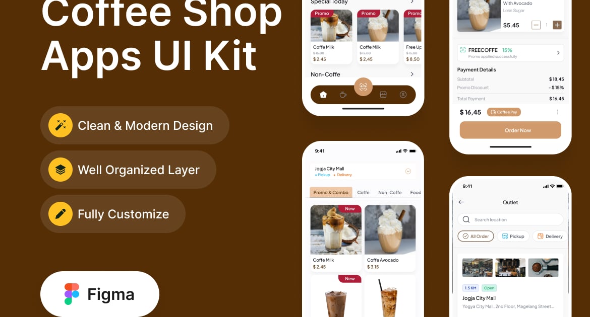 Cofeen – 咖啡店移动应用