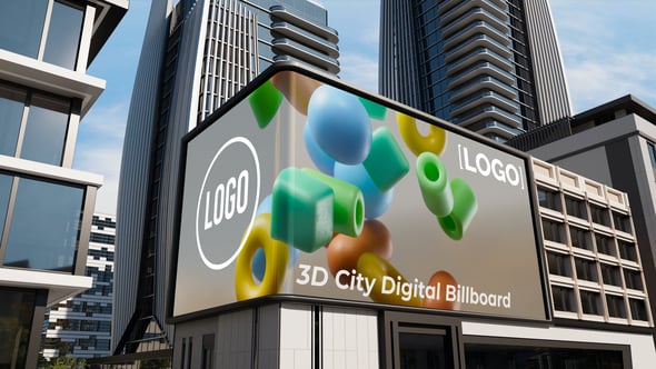3D城市数字广告牌