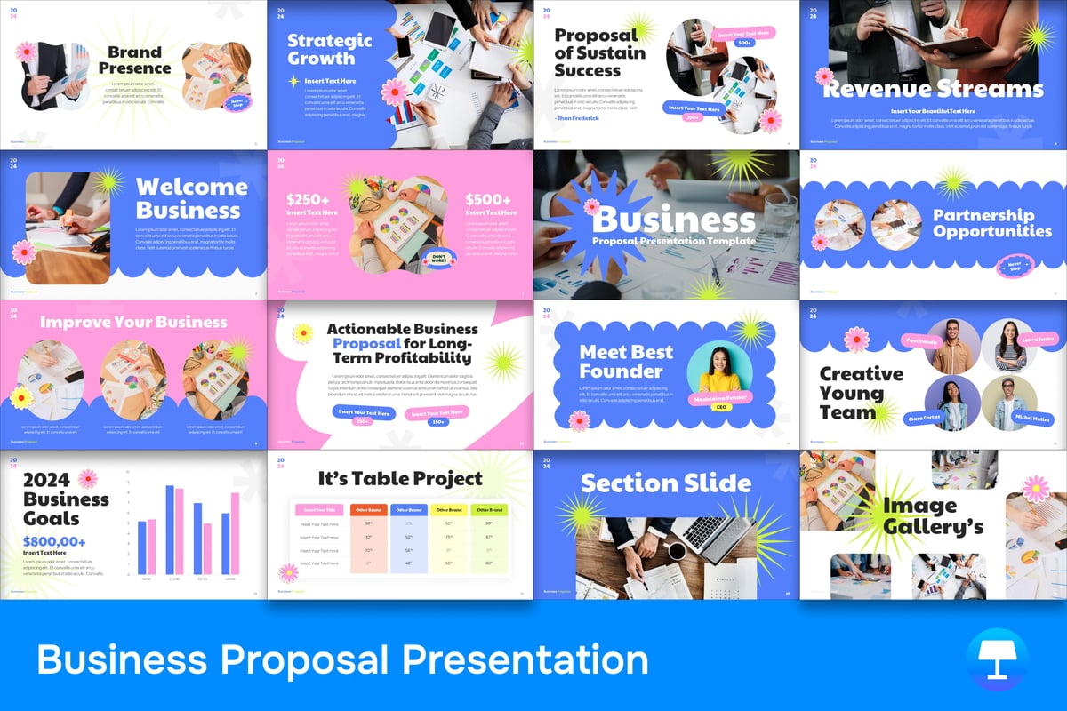 商业提案Keynote幻灯片素材 Business Proposal