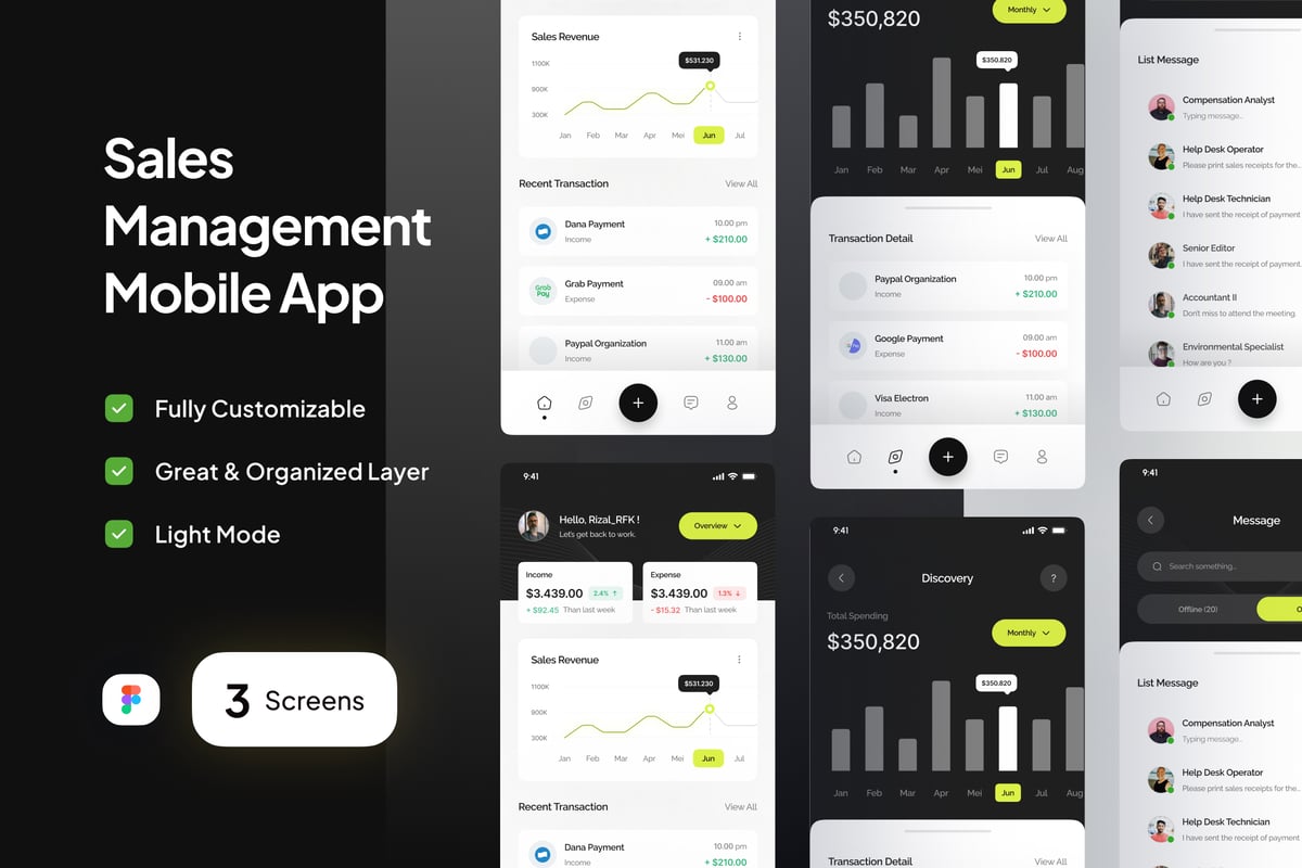 销售管理移动应用程序 – Gonline