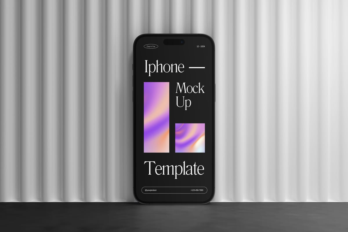 Iphone手机样机 (PSD)