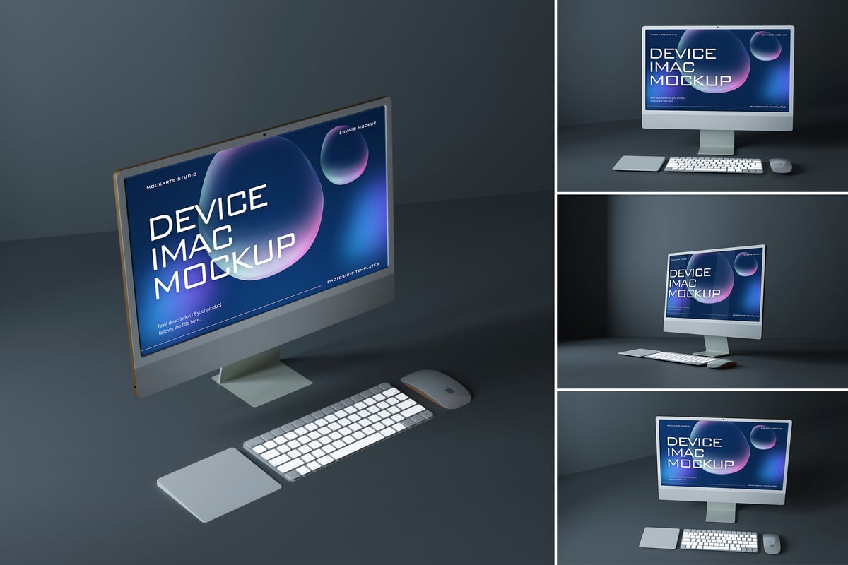 iMac 电脑样机（PSD）