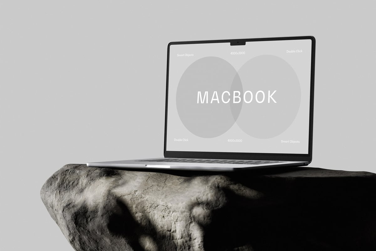 Macbook Air 电脑样机 (PSD)