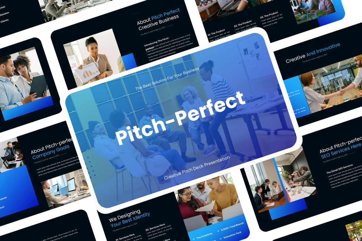 公司策略分析PPT幻灯片设计模板 Best - Pitch Deck Presentation
