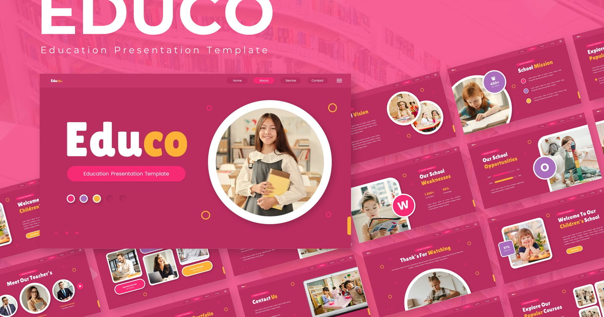 Educo – 教育类主题演讲模板