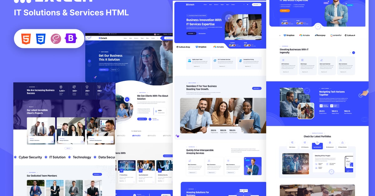 Extech | IT 解决方案与服务 HTML