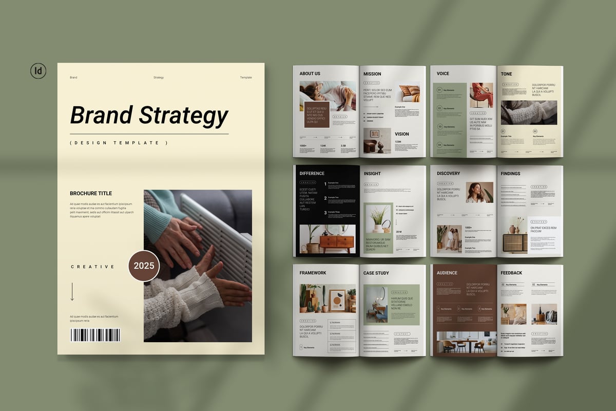品牌战略宣传册模板 Brand Strategy Brochure Template