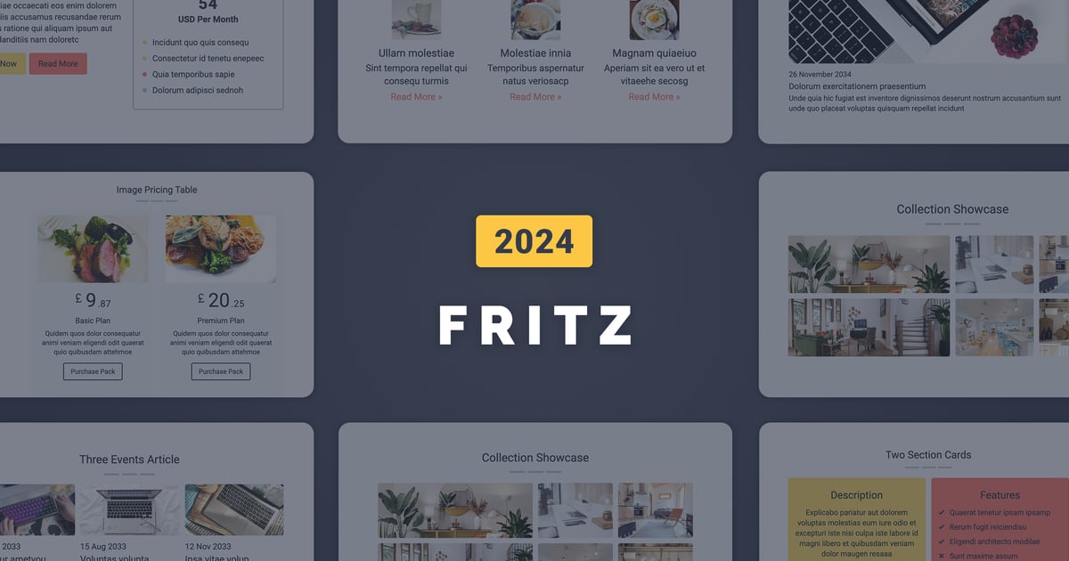 Fritz 2024 年响应式电子邮件模板