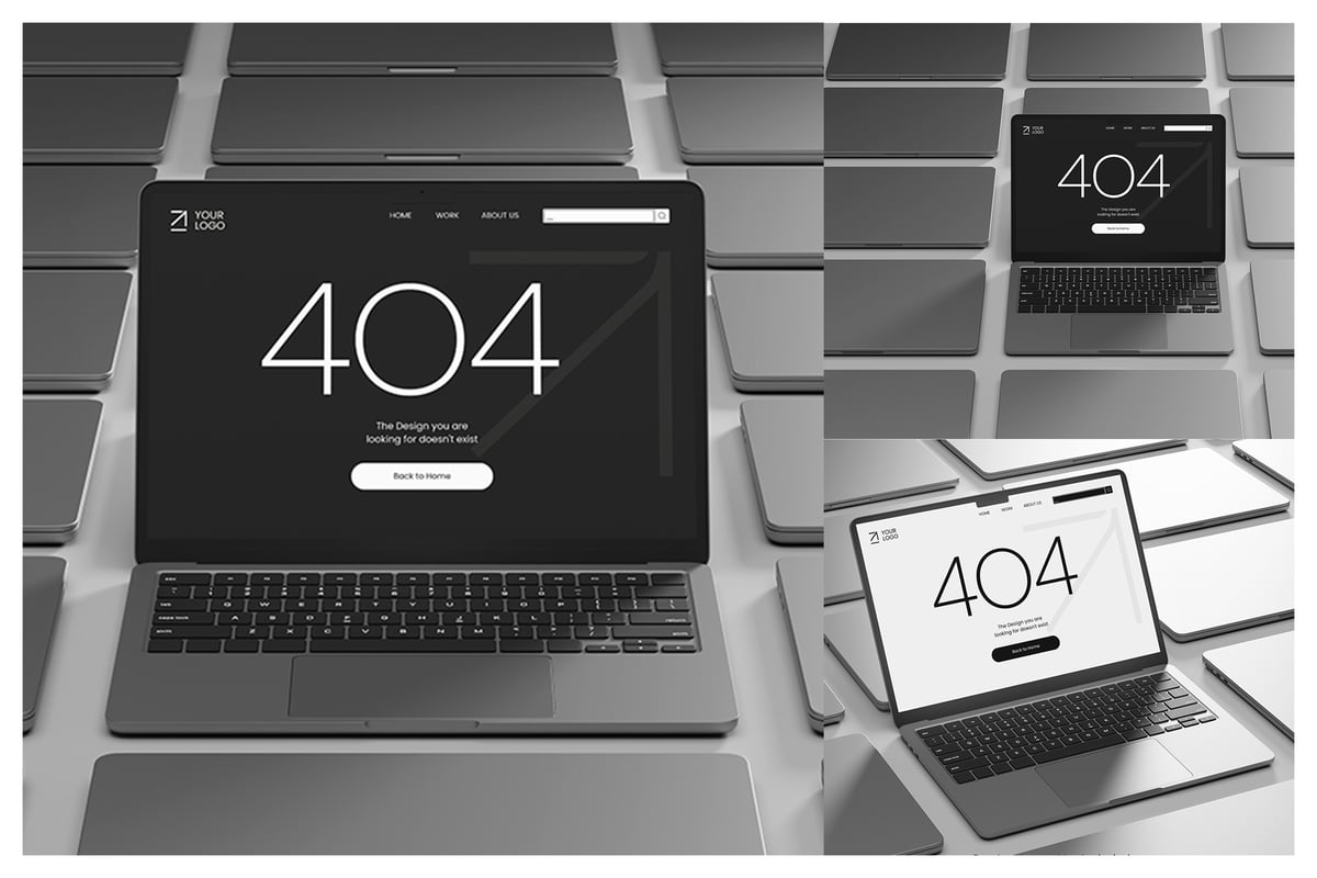Macbook电脑 样机 (PSD)
