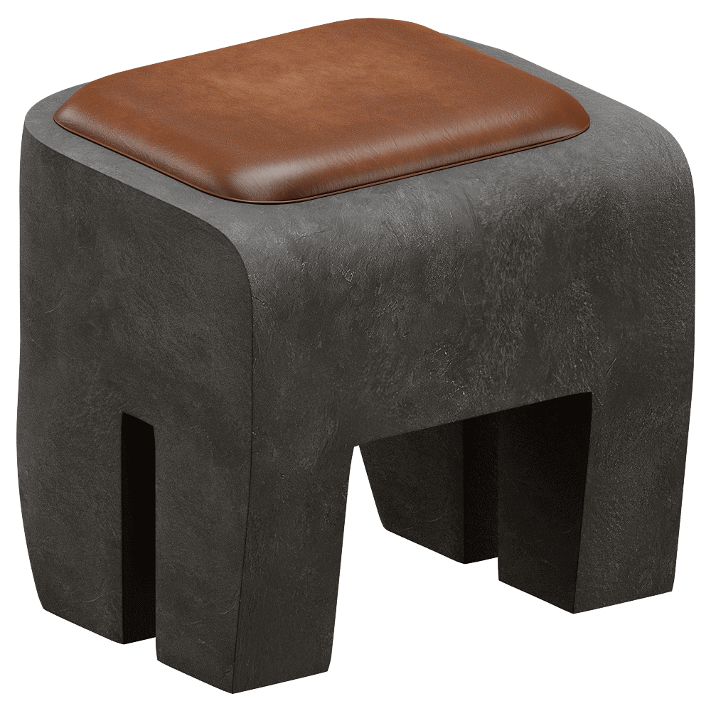 101 Copenhagen Sculpt坐凳 软垫凳子3D模型（OBJ,FBX,MAX）