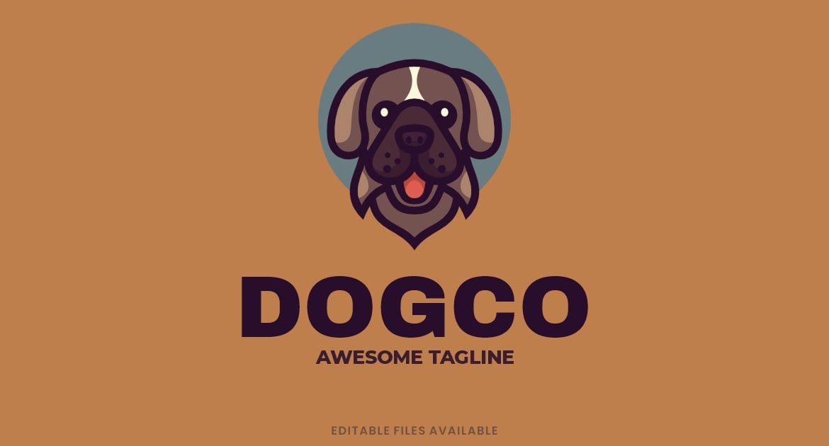 Dogco 简单吉祥物标志
