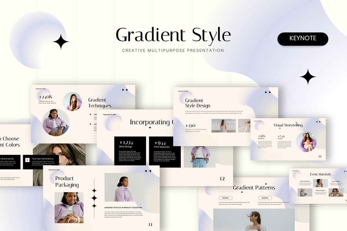 渐变风格 – Keynote