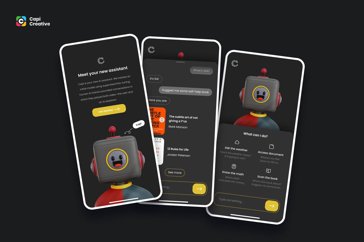 聊天机器人应用程序-移动应用App UI Kit (FIG)
