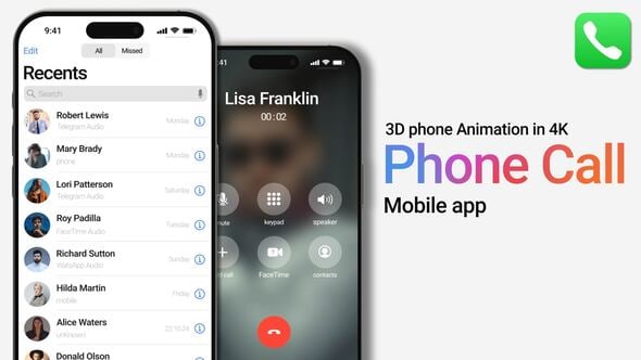 iPhone 手机动画AE模板 (AEP)