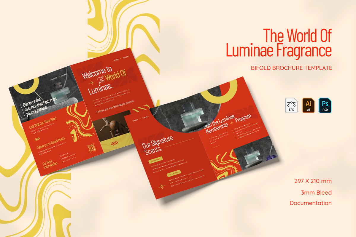 Luminae Fragrance – 双折宣传册