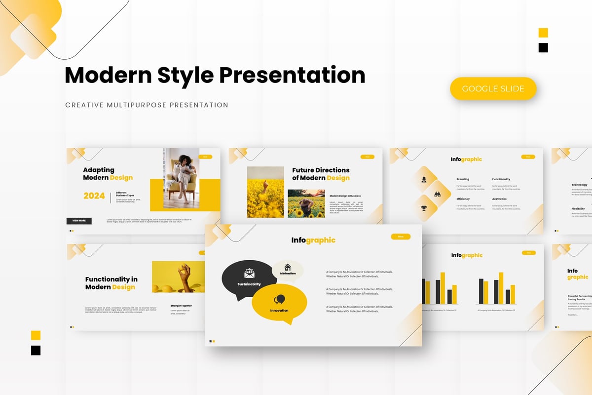 现代风格 – Google Slide