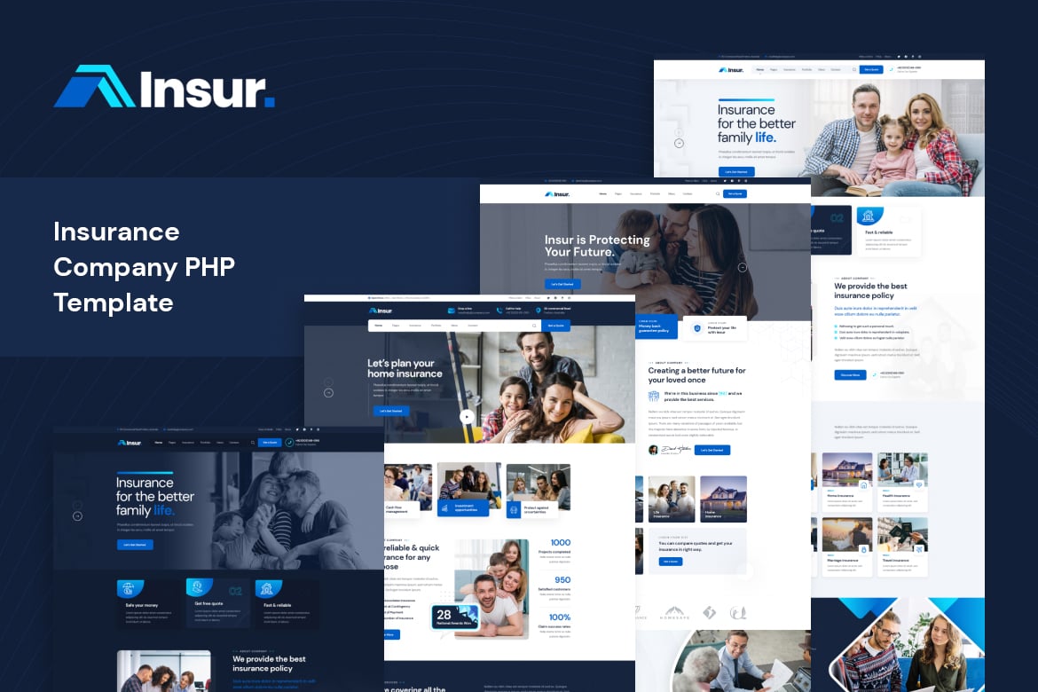 Insur – 保险公司 PHP 模板