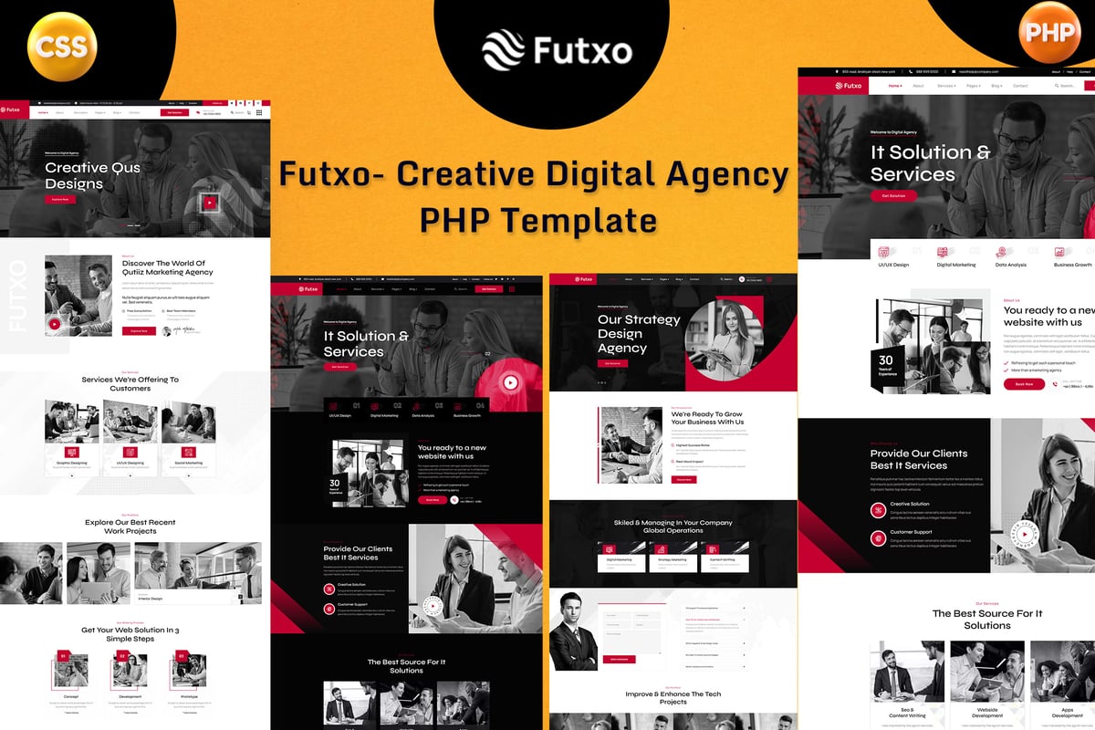 Futxo-创意数字机构 PHP 模板