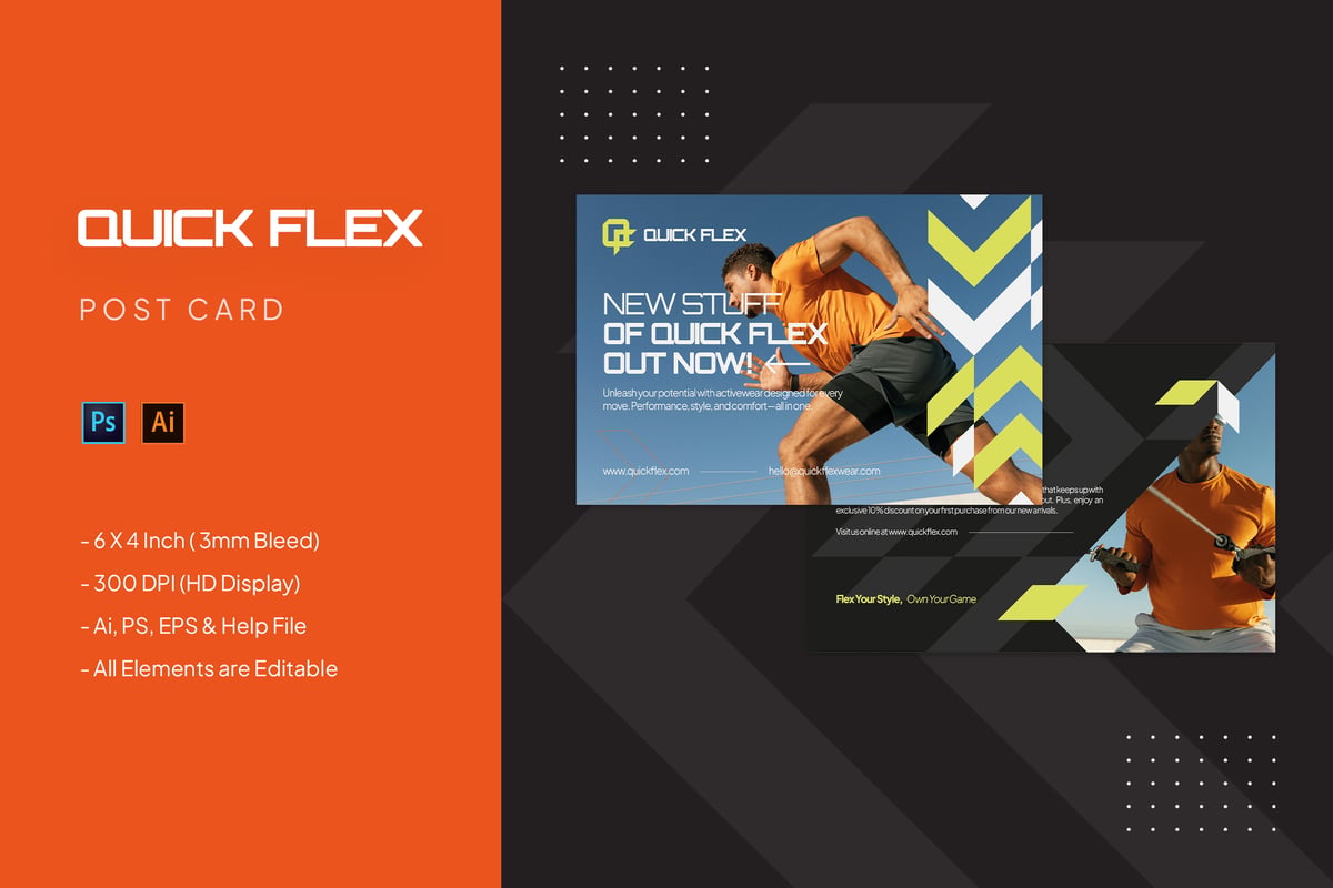 Quick Flex – 明信片