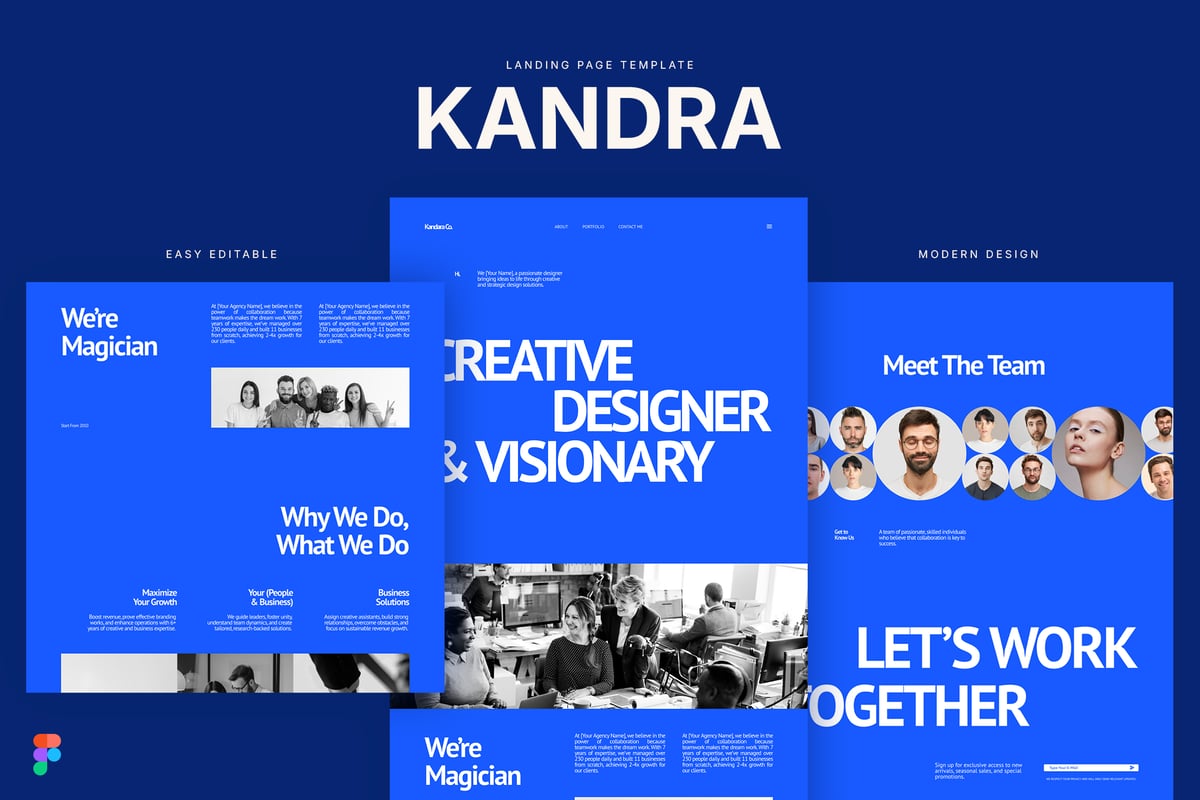 Kandra – 登陆页面模板