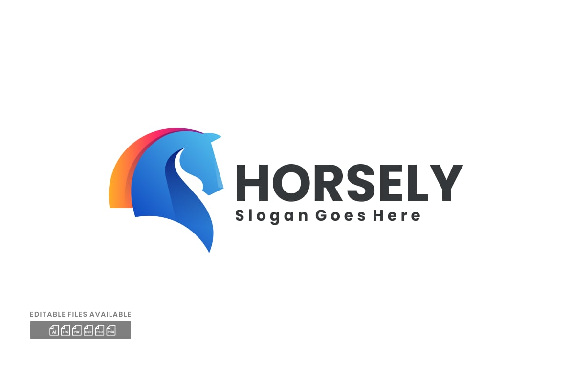 Horsely 渐变彩色标志
