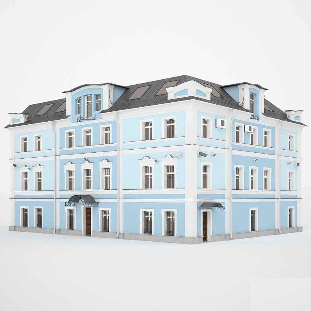 房屋 住宅 建筑3D模型(OBJ,MAX)