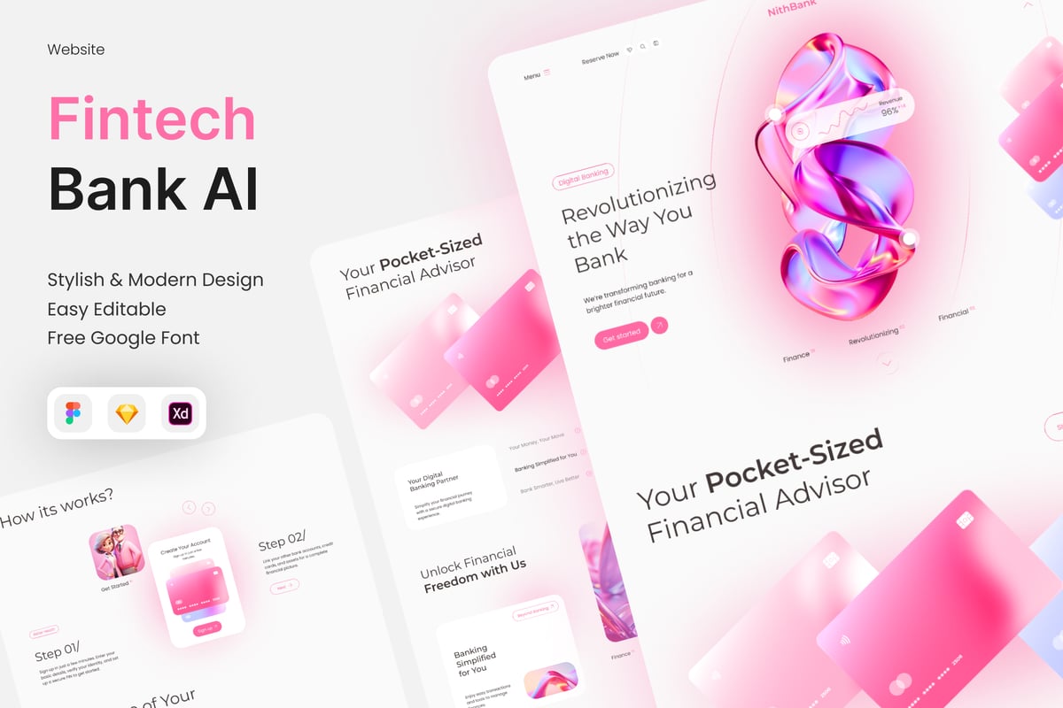 NithBank – 金融科技银行 AI 网站