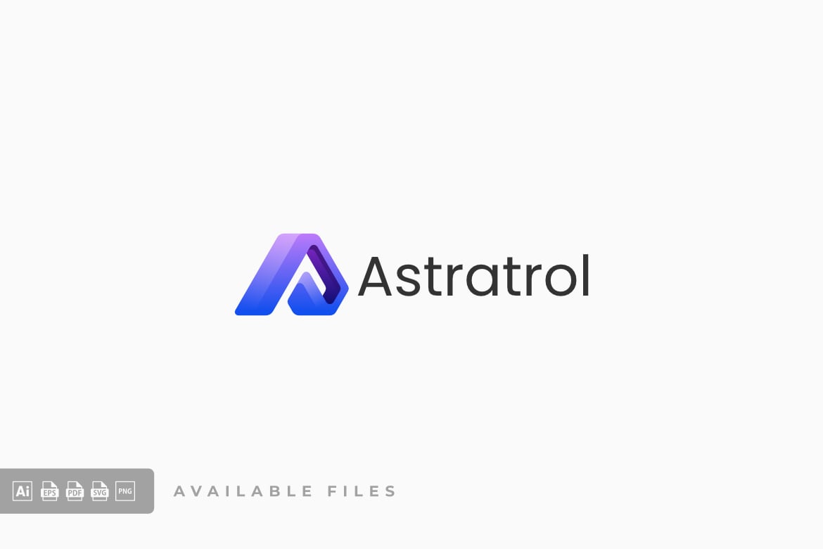 Astratol 渐变彩色标志
