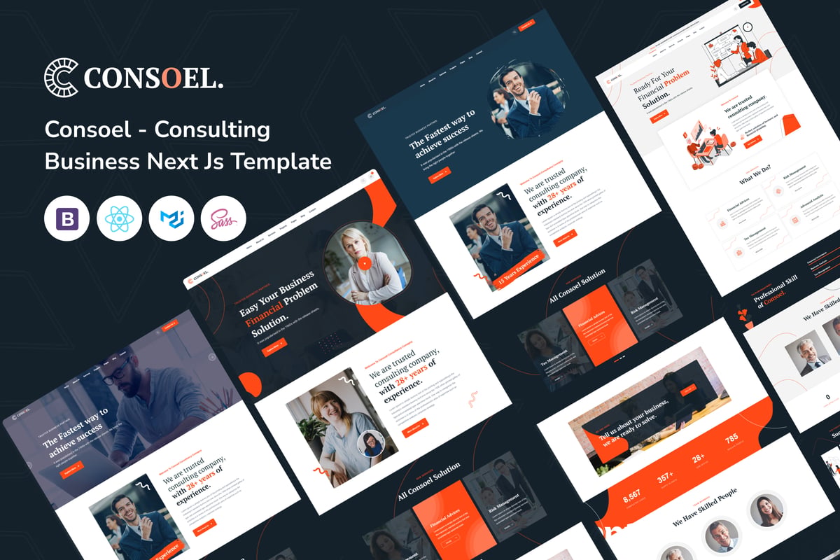 Consoel – 咨询业务 Next Js 模板