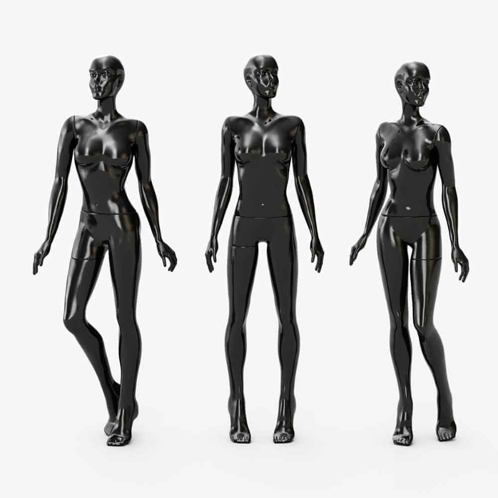 女性模特3D模型（OBJ,FBX,MAX）