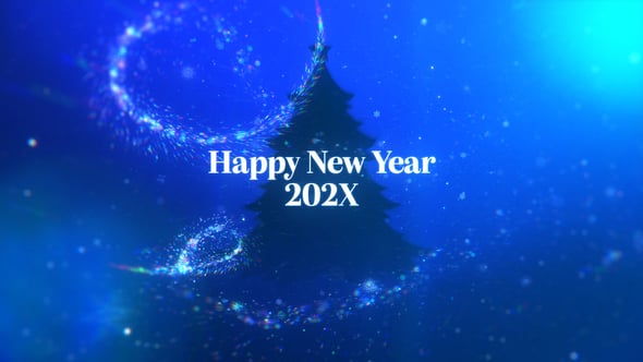 圣诞及新年愿望AE动画模板 (AEP)