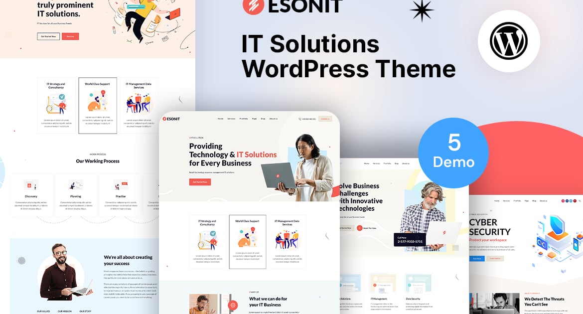 Esonit – IT 解决方案 WordPress 主题