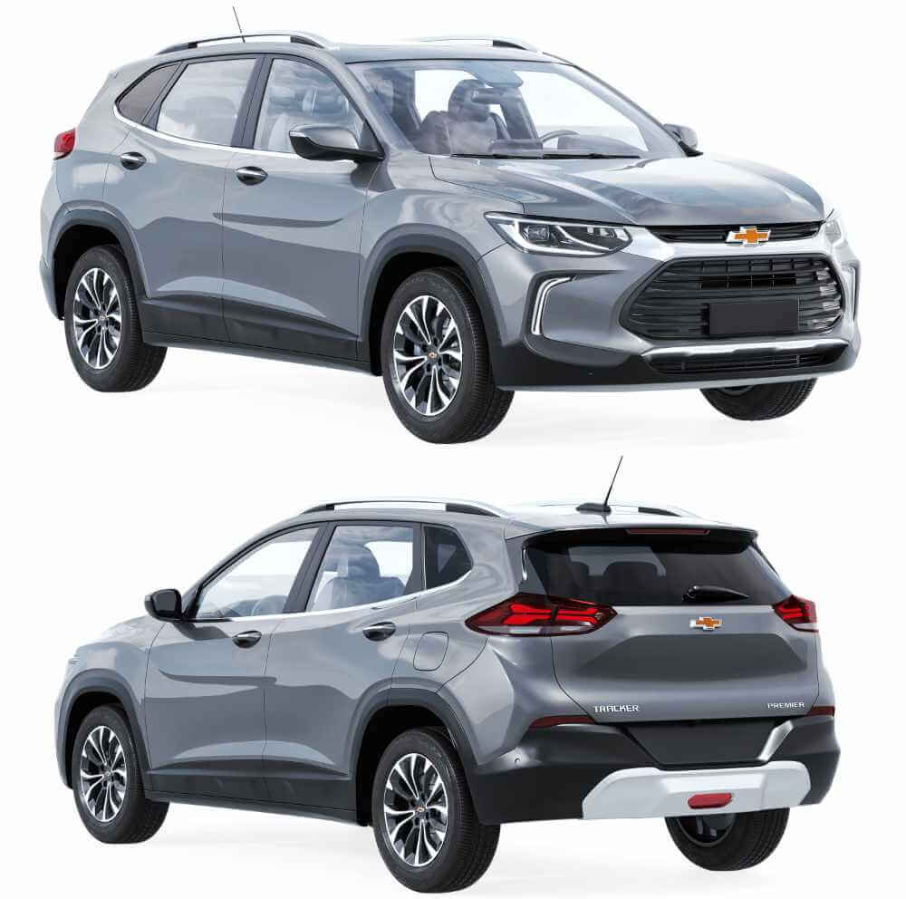 雪佛兰Chevrolet Tracker SUV汽车3D模型（FBX,MAX）