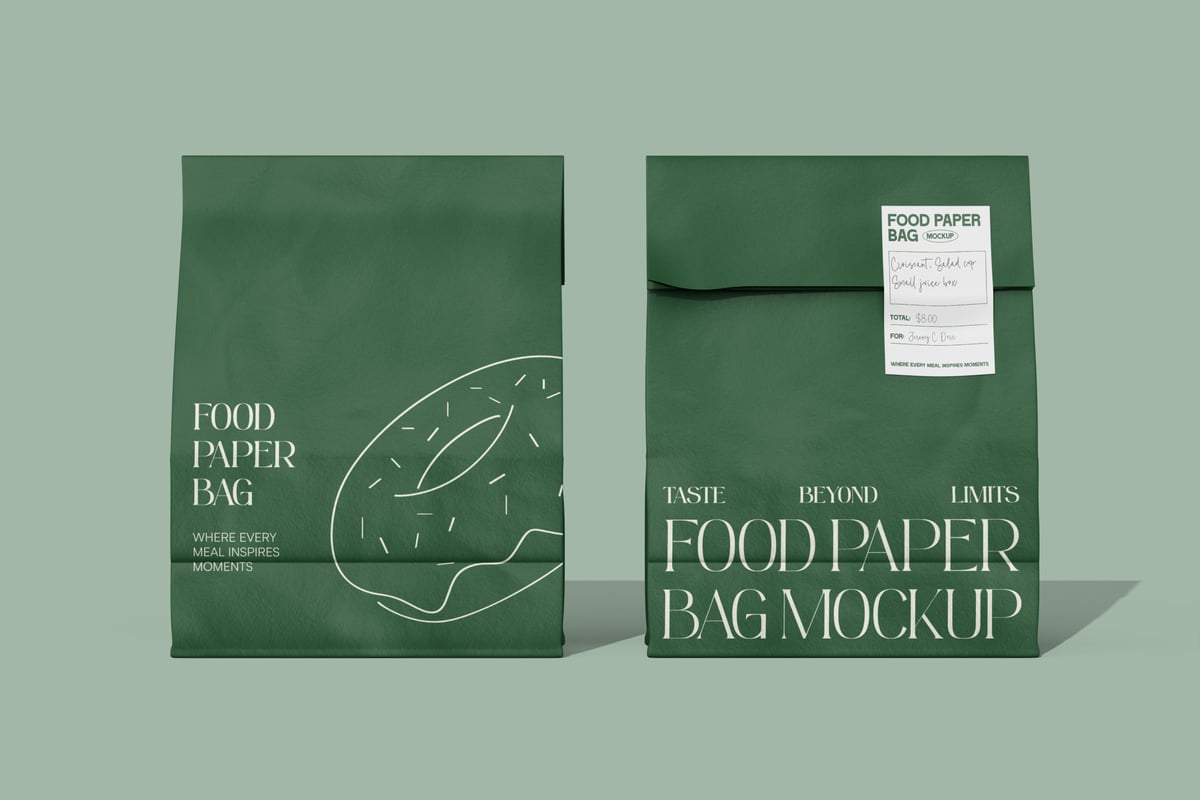 食品纸袋样机 (PSD)