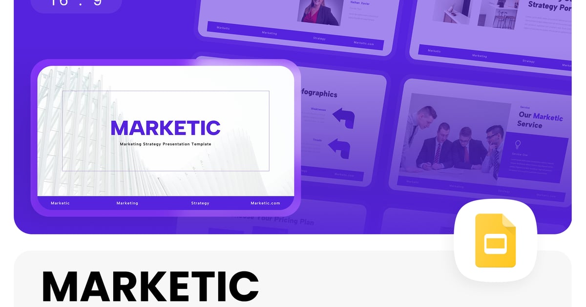 Marketic – 营销 Google 幻灯片模板