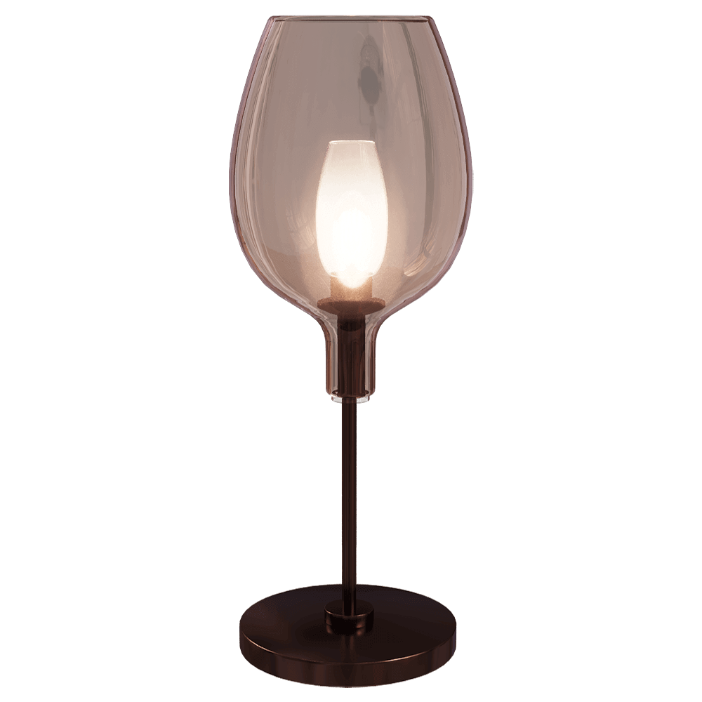 Italamp Rose酒杯造型玻璃台灯3D模型（OBJ,FBX,MAX）