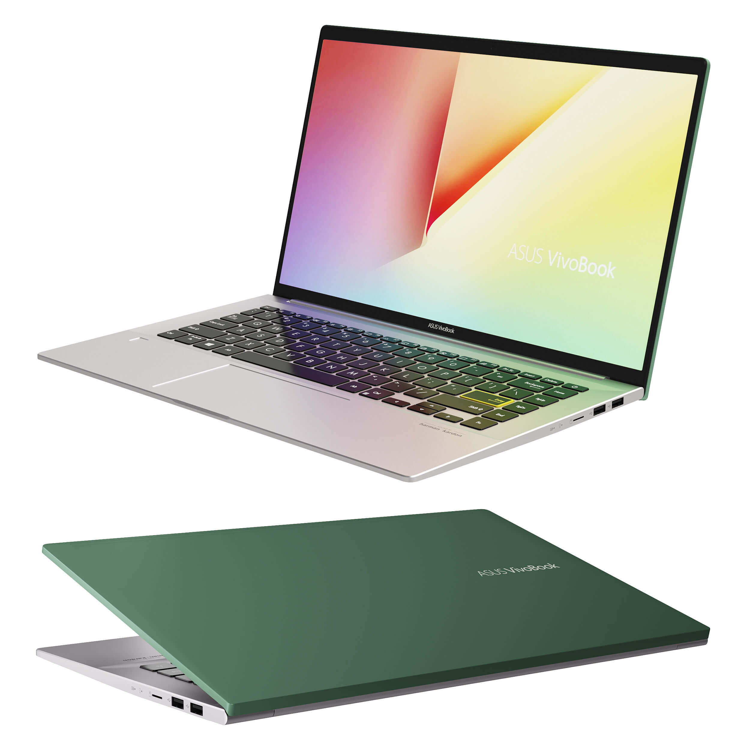 华硕vivobook s14 (S435)笔记本电脑3D模型（OBJ,FBX,MAX）