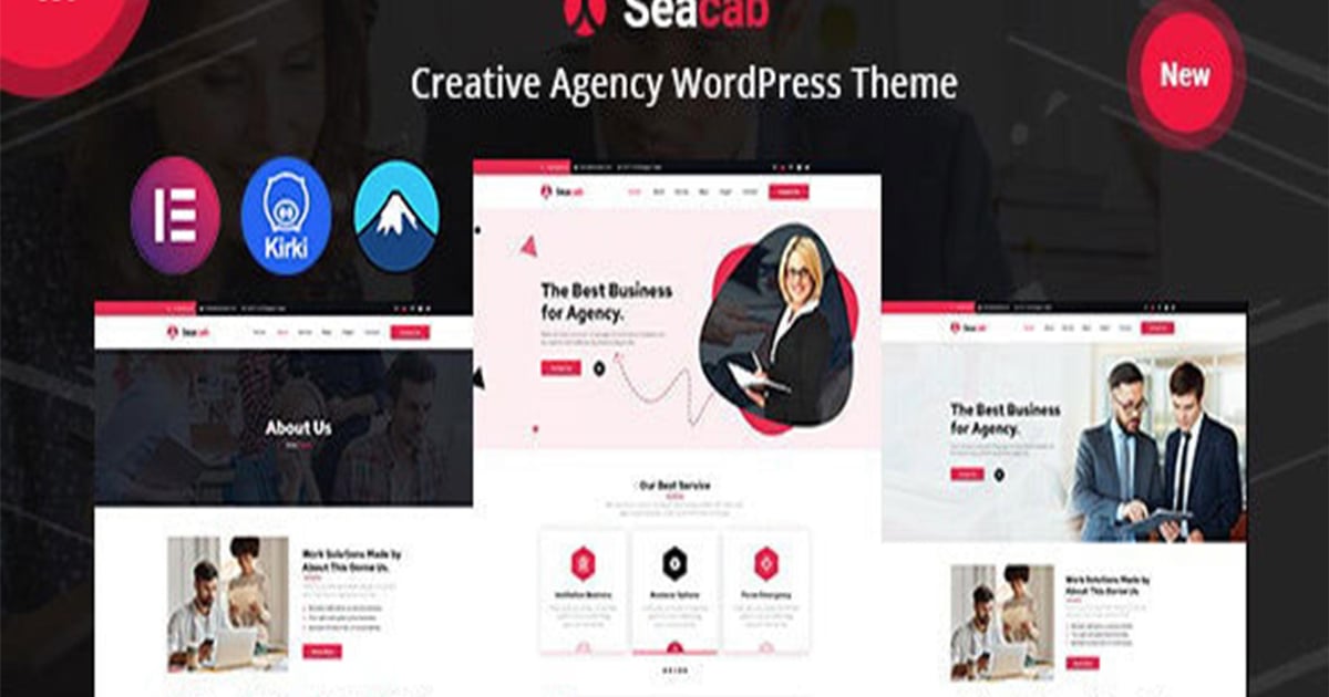 Seacab – 创意机构 WordPress 主题