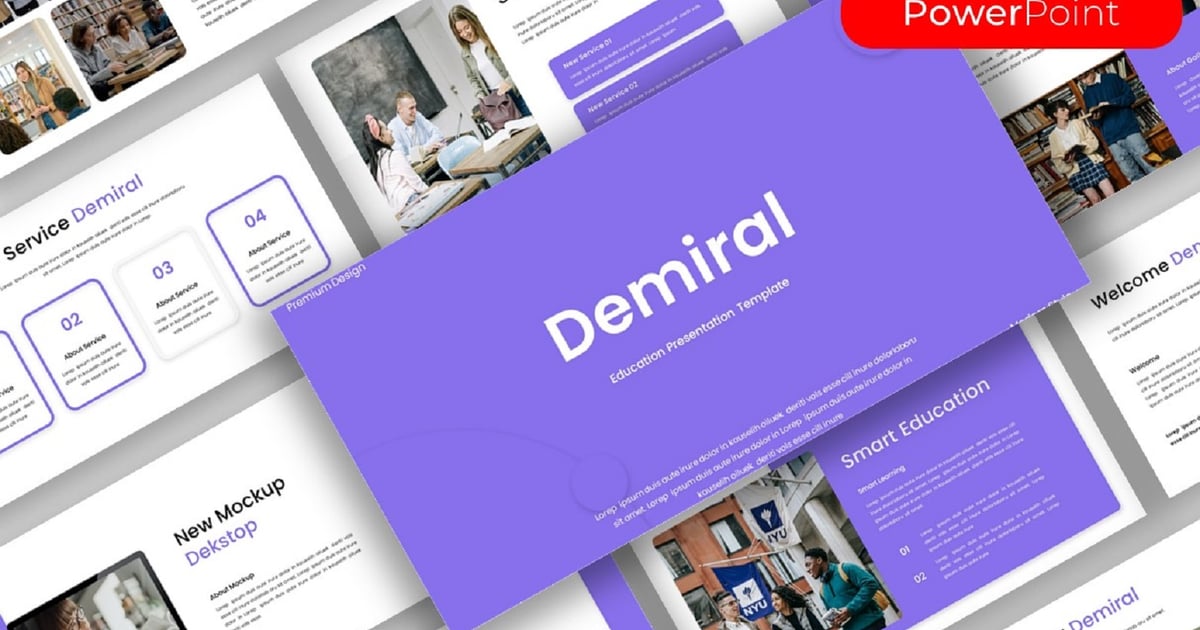Demiral — 教育 PowerPoint 模板