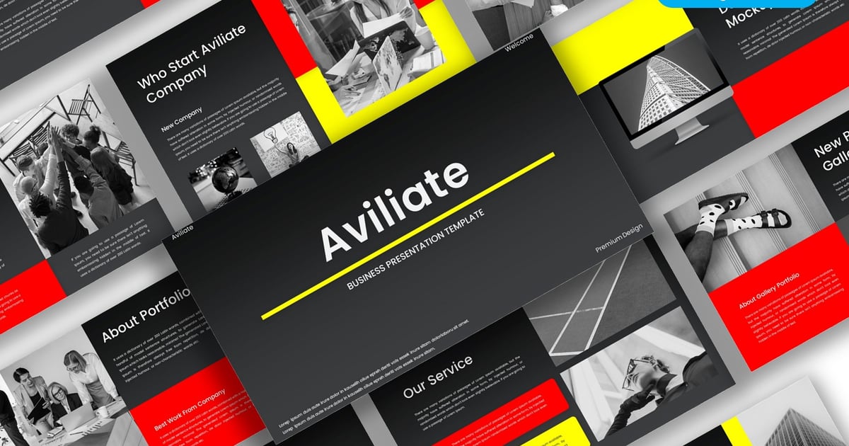 Avliate – 商业主题演讲模板