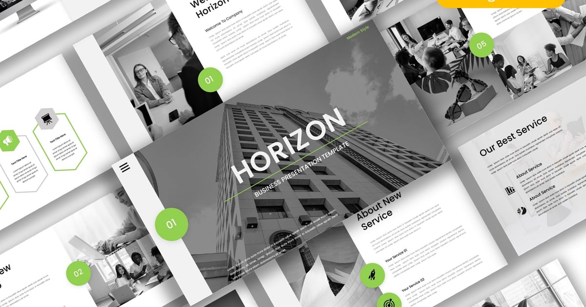 Horizo​​n – 商务 Google 幻灯片模板