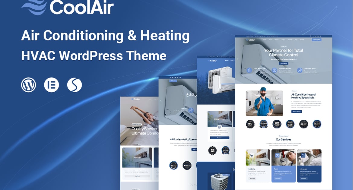 Coolair – 空调和暖气 HVAC WordPres