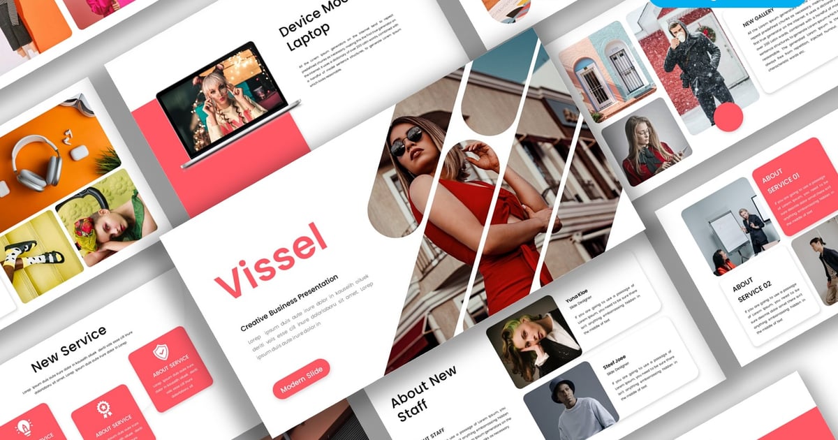 Vissel – 创意商业主题演讲模板