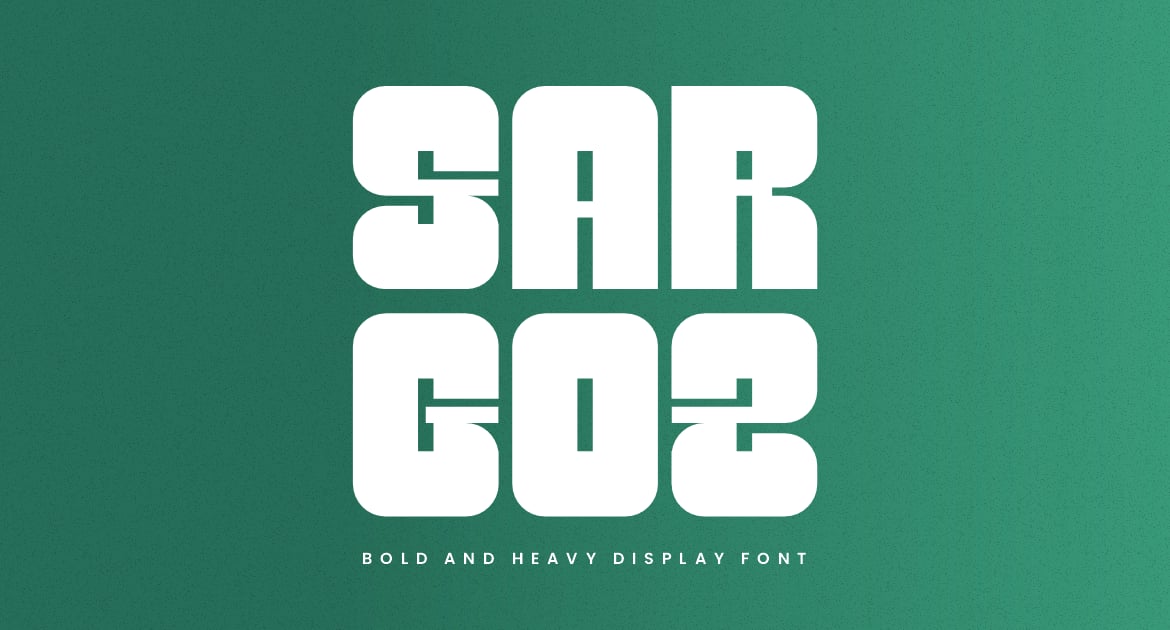 Sargoz – 现代无字体