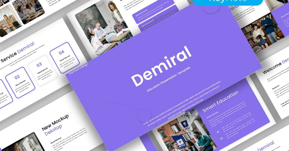 Demiral – 教育主题演讲模板